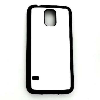 2D Чехол силиконовый для Samsung Galaxy Note 4 черный (со вставкой под сублимацию)