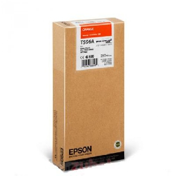 Картридж для широкоформатного плоттера Epson Stylus Pro 7900, 9900, WT7900 C13T596A00 Epson Orange T596A 350мл