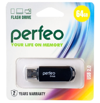 Flash Drive 64GB Perfeo C03 Black