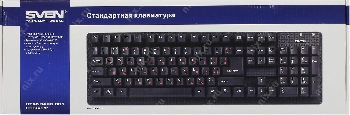 Клавиатура USB Sven 301 черная PS/2
