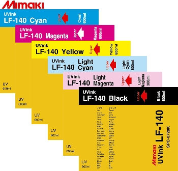 УФ чернила Mimaki LF-140 UV LED, 600мл, Light Cyan