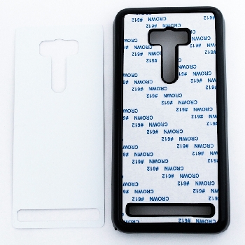 2D Чехол пластиковый для Asus Zenfone Selfie черный (со вставкой под сублимацию)
