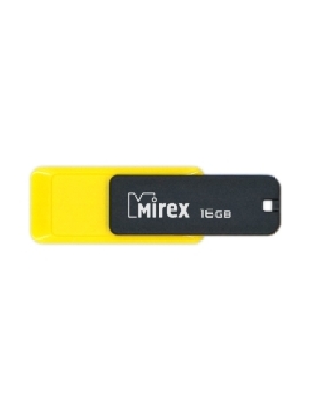 Flash Drive 16GB Mirex City, USB 2.0, Желтый 13600-FMUCYL16