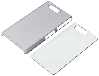 2D Чехол пластиковый для смартфона Sony Xperia Z3 Mini белый (со вставкой под сублимацию)