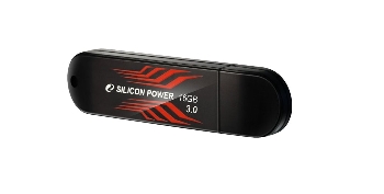 Flash Drive 16GB Silicon Power Blaze B10 чёрная